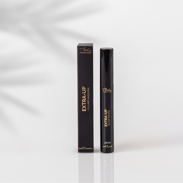 That's So Make Up-Extra-Up Mascara Vegan Adiabroxi Maskara me Biggan Sunthesi (Katallilo ga Evaisthita Matia kai Xristes Fakon Epafis) 10ml